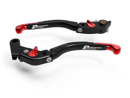 LEA06 - PERFORMANCE TECHNOLOGY Aprilia / Yamaha Adjustable Handlebar Levers "Eco GP 2" – Accessories in the Motoraider Motorcycle Aftermarket Accessories and Parts Online Shop
