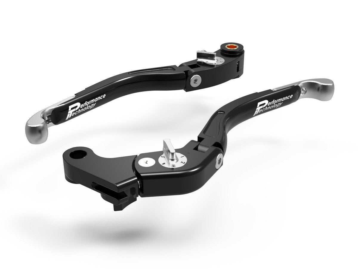 LEA06 - PERFORMANCE TECHNOLOGY Aprilia / Yamaha Adjustable Handlebar Levers "Eco GP 2" – Accessories in the Motoraider Motorcycle Aftermarket Accessories and Parts Online Shop