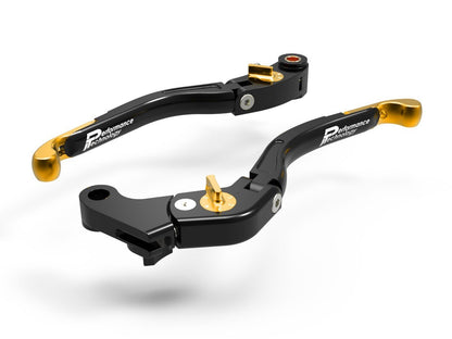 LEA06 - PERFORMANCE TECHNOLOGY Aprilia / Yamaha Adjustable Handlebar Levers "Eco GP 2" – Accessories in the Motoraider Motorcycle Aftermarket Accessories and Parts Online Shop