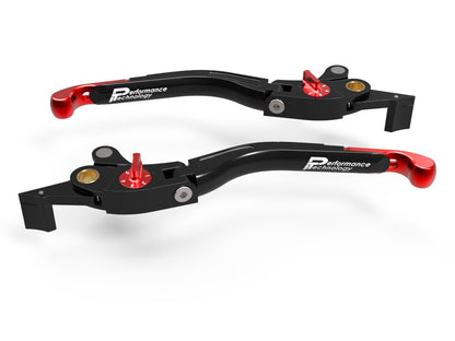 LEA07 - PERFORMANCE TECHNOLOGY Yamaha T-MAX Adjustable Handlebar Levers "Eco GP 2" – Accessories in the Motoraider Motorcycle Aftermarket Accessories and Parts Online Shop