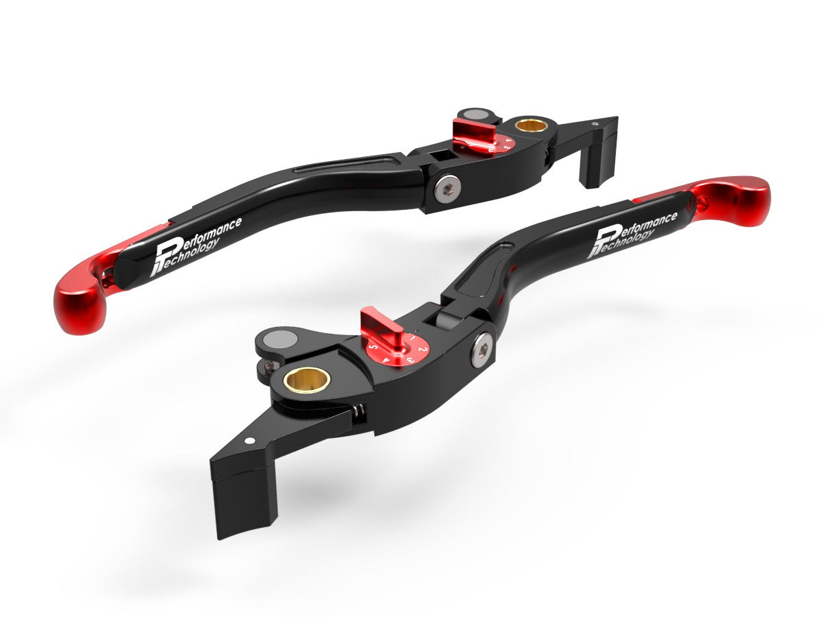 LEA07 - PERFORMANCE TECHNOLOGY Yamaha T-MAX Adjustable Handlebar Levers "Eco GP 2" – Accessories in the Motoraider Motorcycle Aftermarket Accessories and Parts Online Shop