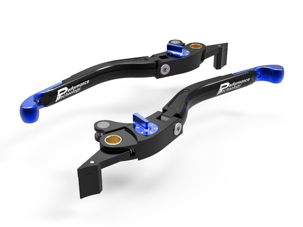 LEA07 - PERFORMANCE TECHNOLOGY Yamaha T-MAX Adjustable Handlebar Levers "Eco GP 2" – Accessories in the Motoraider Motorcycle Aftermarket Accessories and Parts Online Shop