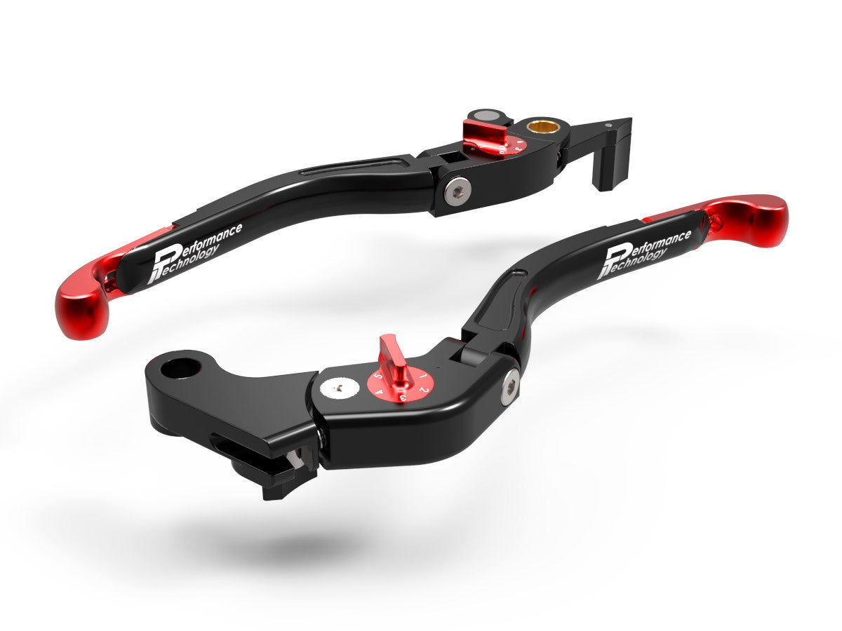 LEA08 - PERFORMANCE TECHNOLOGY Yamaha Adjustable Handlebar Levers "Eco GP 2" – Accessories in the Motoraider Motorcycle Aftermarket Accessories and Parts Online Shop