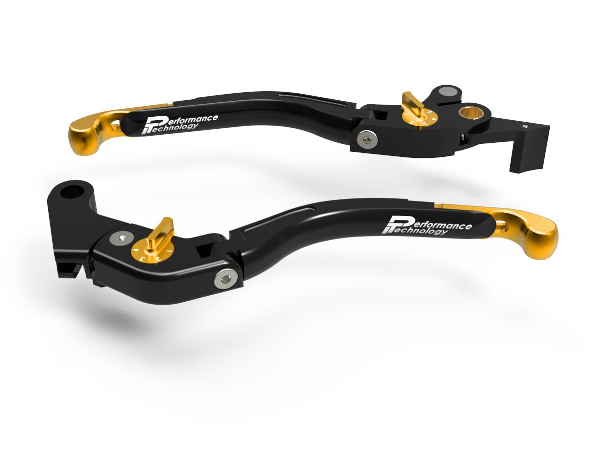 LEA08 - PERFORMANCE TECHNOLOGY Yamaha Adjustable Handlebar Levers "Eco GP 2" – Accessories in the Motoraider Motorcycle Aftermarket Accessories and Parts Online Shop