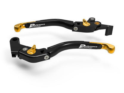 LEA08 - PERFORMANCE TECHNOLOGY Yamaha Adjustable Handlebar Levers "Eco GP 2" – Accessories in the Motoraider Motorcycle Aftermarket Accessories and Parts Online Shop