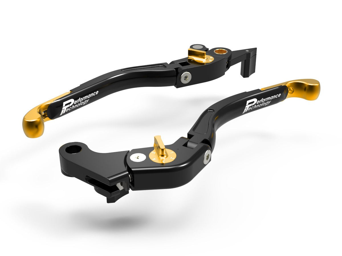 LEA08 - PERFORMANCE TECHNOLOGY Yamaha Adjustable Handlebar Levers "Eco GP 2" – Accessories in the Motoraider Motorcycle Aftermarket Accessories and Parts Online Shop