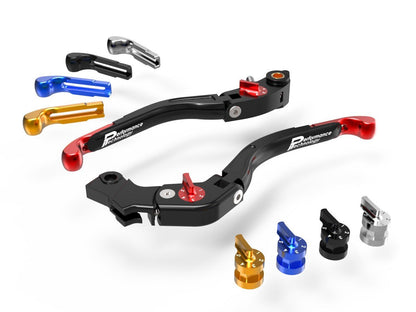 LEA09 - PERFORMANCE TECHNOLOGY Ducati Adjustable Handlebar Levers "Eco GP 2" – Accessories in the Motoraider Motorcycle Aftermarket Accessories and Parts Online Shop