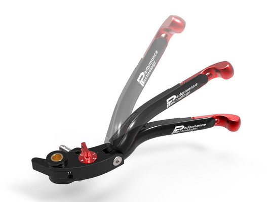 LEA09 - PERFORMANCE TECHNOLOGY Ducati Adjustable Handlebar Levers "Eco GP 2" – Accessories in the Motoraider Motorcycle Aftermarket Accessories and Parts Online Shop