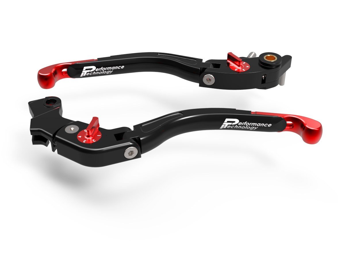 LEA09 - PERFORMANCE TECHNOLOGY Ducati Adjustable Handlebar Levers "Eco GP 2" – Accessories in the Motoraider Motorcycle Aftermarket Accessories and Parts Online Shop
