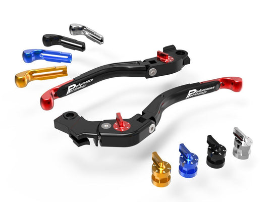 LEA10 - PERFORMANCE TECHNOLOGY Ducati Monster / Scrambler "Eco GP 2" Adjustable Handlebar Levers – Accessories in the Motoraider Motorcycle Aftermarket Accessories and Parts Online Shop