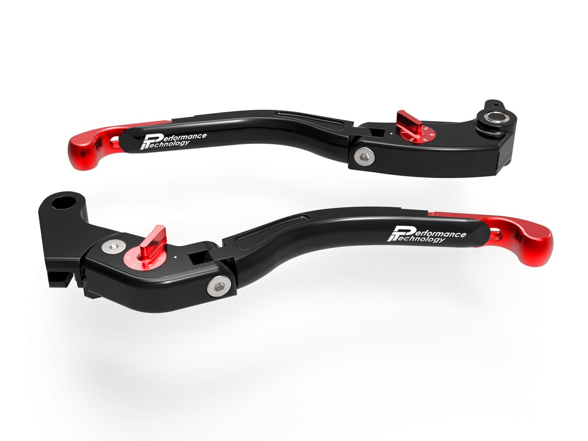 LEA11 - PERFORMANCE TECHNOLOGY Yamaha YZF-R1 / YZF-R6 Handlebar Levers "Eco GP 2" (adjustable) – Accessories in the Motoraider Motorcycle Aftermarket Accessories and Parts Online Shop