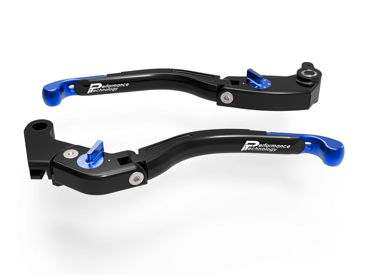 LEA11 - PERFORMANCE TECHNOLOGY Yamaha YZF-R1 / YZF-R6 Handlebar Levers "Eco GP 2" (adjustable) – Accessories in the Motoraider Motorcycle Aftermarket Accessories and Parts Online Shop