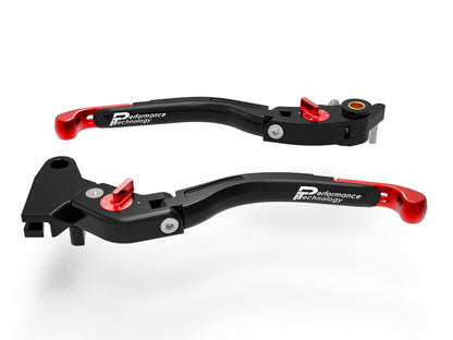 LEA14 - PERFORMANCE TECHNOLOGY Triumph Adjustable Handlebar Levers "Eco GP 2" – Accessories in the Motoraider Motorcycle Aftermarket Accessories and Parts Online Shop
