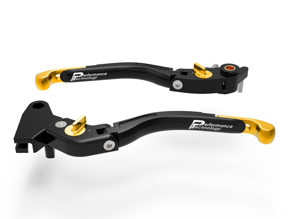 LEA14 - PERFORMANCE TECHNOLOGY Triumph Adjustable Handlebar Levers "Eco GP 2" – Accessories in the Motoraider Motorcycle Aftermarket Accessories and Parts Online Shop