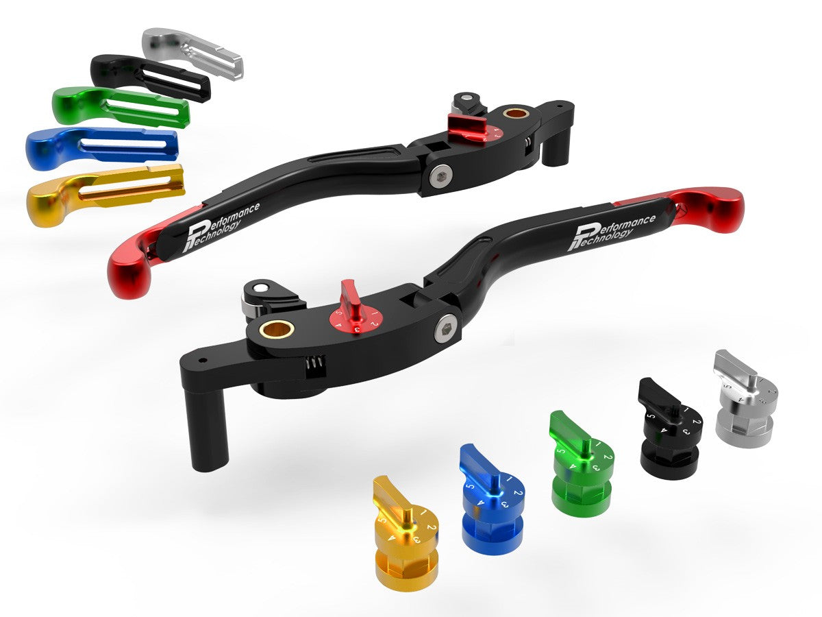 LEA15 - PERFORMANCE TECHNOLOGY Honda Adjustable Handlebar Levers "Eco GP 2" – Accessories in the Motoraider Motorcycle Aftermarket Accessories and Parts Online Shop