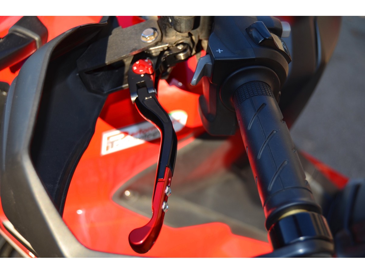 LEA15 - PERFORMANCE TECHNOLOGY Honda Adjustable Handlebar Levers "Eco GP 2" – Accessories in the Motoraider Motorcycle Aftermarket Accessories and Parts Online Shop