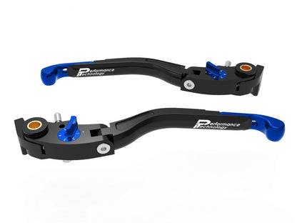 LEA16 - PERFORMANCE TECHNOLOGY Ducati / KTM Superduke / Moto Guzzi Handlebar Levers "Eco GP 2" (adjustable) – Accessories in the Motoraider Motorcycle Aftermarket Accessories and Parts Online Shop