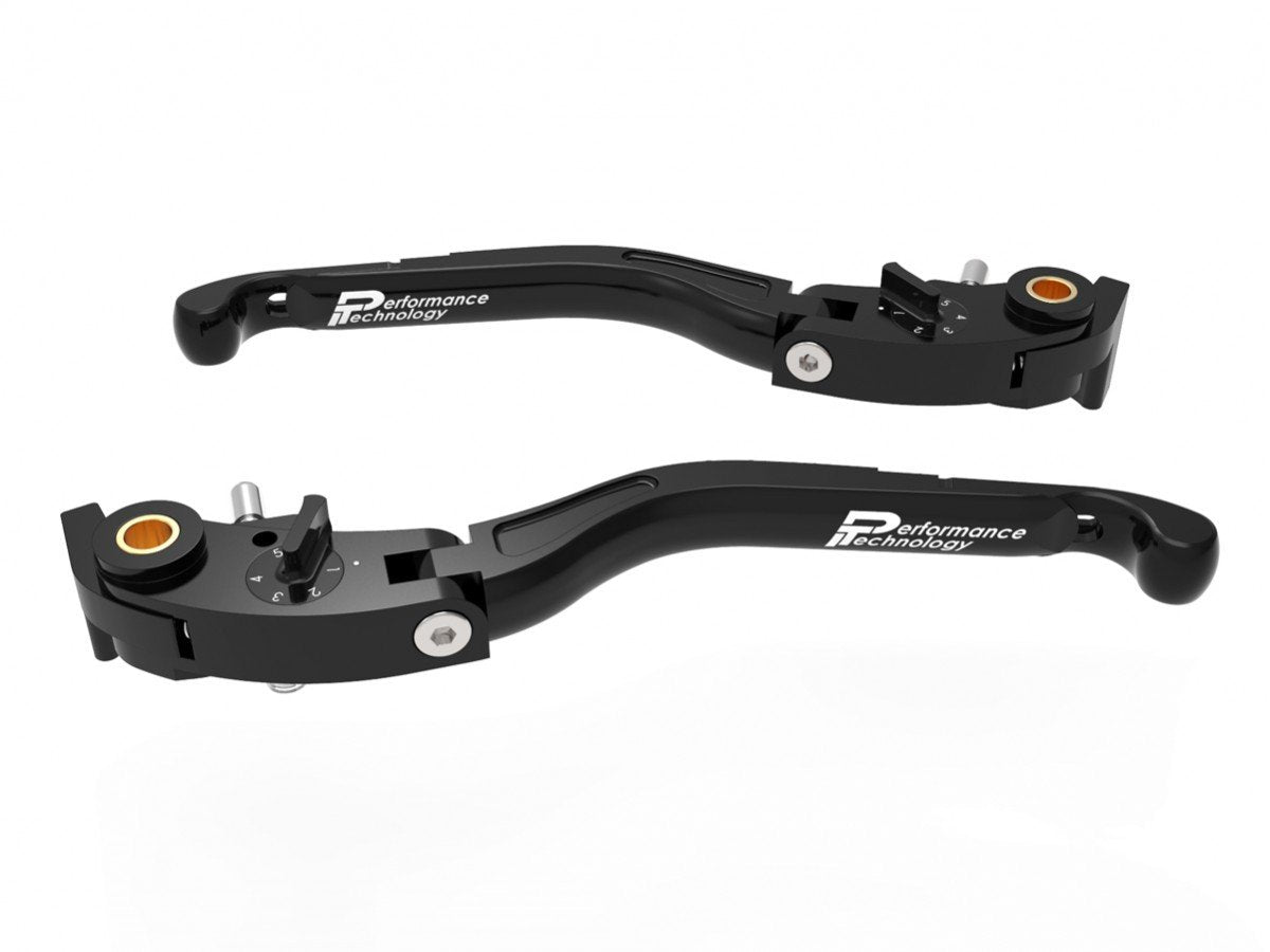 LEA16 - PERFORMANCE TECHNOLOGY Ducati / KTM Superduke / Moto Guzzi Handlebar Levers "Eco GP 2" (adjustable) – Accessories in the Motoraider Motorcycle Aftermarket Accessories and Parts Online Shop
