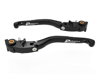 LEA16 - PERFORMANCE TECHNOLOGY Ducati / KTM Superduke / Moto Guzzi Handlebar Levers "Eco GP 2" (adjustable) – Accessories in the Motoraider Motorcycle Aftermarket Accessories and Parts Online Shop