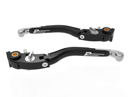 LEA16 - PERFORMANCE TECHNOLOGY Ducati / KTM Superduke / Moto Guzzi Handlebar Levers "Eco GP 2" (adjustable) – Accessories in the Motoraider Motorcycle Aftermarket Accessories and Parts Online Shop