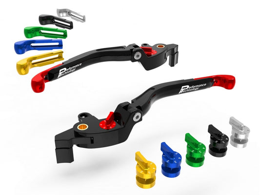 LEA18 - PERFORMANCE TECHNOLOGY MV Agusta Adj. Handlebar Levers "Eco GP 2" – Accessories in the Motoraider Motorcycle Aftermarket Accessories and Parts Online Shop