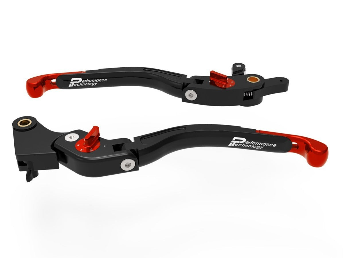 LEA19 - PERFORMANCE TECHNOLOGY BMW Adj. Handlebar Levers "Eco GP 2" – Accessories in the Motoraider Motorcycle Aftermarket Accessories and Parts Online Shop