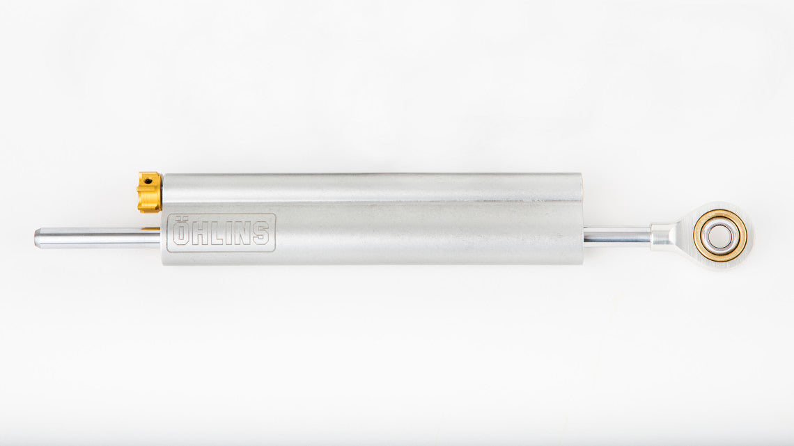 ÖHLINS SD001 Steering Damper (68 mm; silver) – Accessories in the Motoraider Motorcycle Aftermarket Accessories and Parts Online Shop