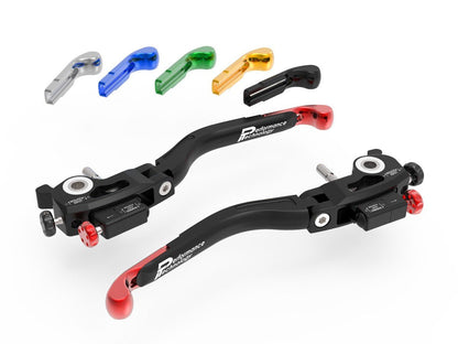 LP01 - PERFORMANCE TECHNOLOGY Ducati Handlebar Levers "Ultimate" (double adjustable) – Accessories in the Motoraider Motorcycle Aftermarket Accessories and Parts Online Shop