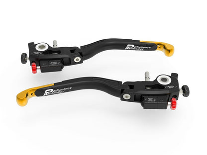 LP01 - PERFORMANCE TECHNOLOGY Ducati Handlebar Levers "Ultimate" (double adjustable) – Accessories in the Motoraider Motorcycle Aftermarket Accessories and Parts Online Shop