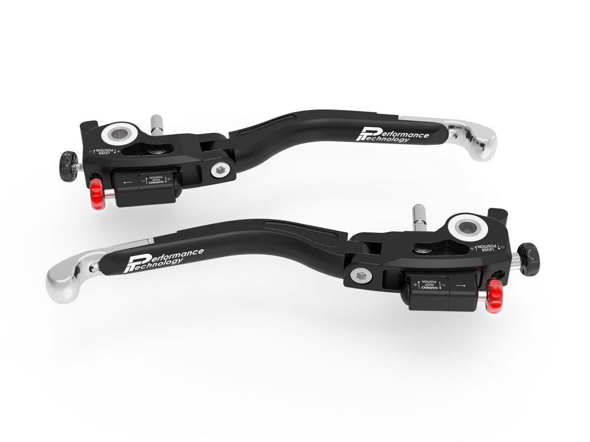LP01 - PERFORMANCE TECHNOLOGY Ducati Handlebar Levers "Ultimate" (double adjustable) – Accessories in the Motoraider Motorcycle Aftermarket Accessories and Parts Online Shop