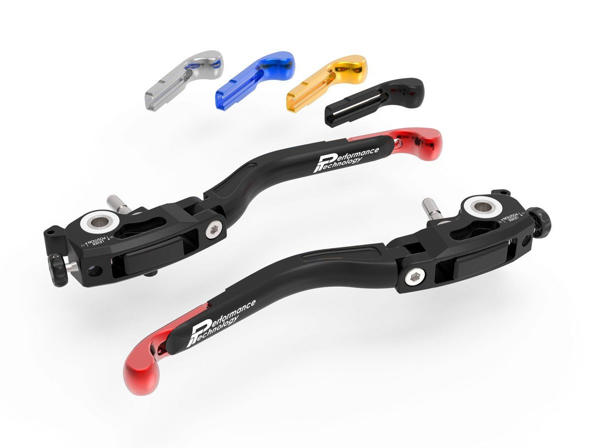 LP02 - PERFORMANCE TECHNOLOGY Ducati Adjustable Handlebar Levers "Ultimate" – Accessories in the Motoraider Motorcycle Aftermarket Accessories and Parts Online Shop