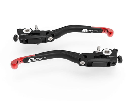 LP02 - PERFORMANCE TECHNOLOGY Ducati Adjustable Handlebar Levers "Ultimate" – Accessories in the Motoraider Motorcycle Aftermarket Accessories and Parts Online Shop