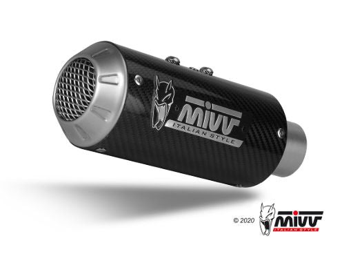 MIVV Y.050 YAMAHA YZF 1000 R1 (2015 - 2022) SLIP-ON Exhaust "MK3" (Carbon; approved) – Accessories in the 2WheelsHero Motorcycle Aftermarket Accessories and Parts Online Shop