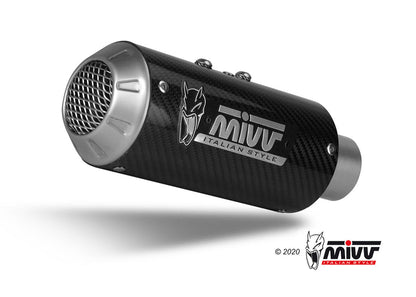 MIVV D.041 Ducati Monster 1200 (17/21) Slip-on Exhaust "MK3" (carbon; not approved) – Accessories in the 2WheelsHero Motorcycle Aftermarket Accessories and Parts Online Shop
