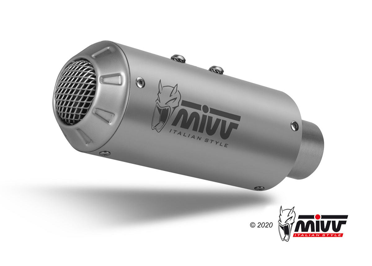 MIVV D.030 Ducati Monster 821 (14/17) Slip-on Exhaust "MK3" (stainless steel; not approved) – Accessories in the 2WheelsHero Motorcycle Aftermarket Accessories and Parts Online Shop