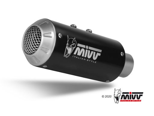 MIVV Y.021 YAMAHA YZF 600 R6 (2006 - 2016) SLIP-ON Exhaust "MK3" (black; approved) – Accessories in the 2WheelsHero Motorcycle Aftermarket Accessories and Parts Online Shop