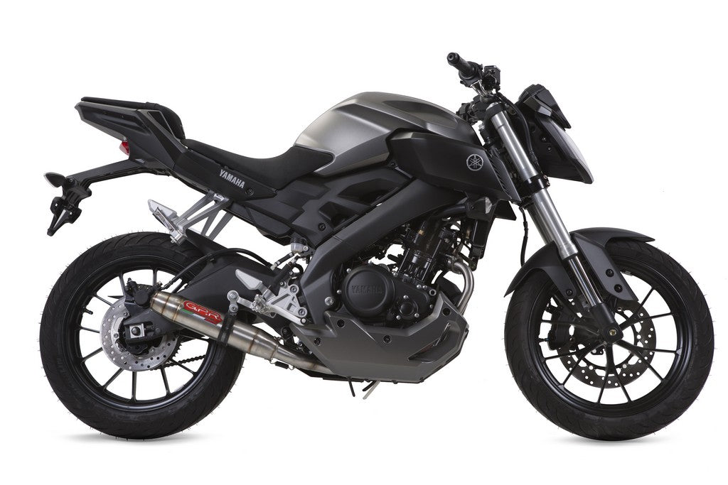 GPR Yamaha MT-125 Full Exhaust System "Deeptone Inox" (EU homologated) – Accessories in the 2WheelsHero Motorcycle Aftermarket Accessories and Parts Online Shop