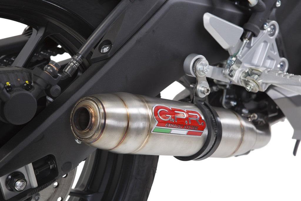 GPR Yamaha MT-125 Full Exhaust System "Deeptone Inox" (EU homologated) – Accessories in the 2WheelsHero Motorcycle Aftermarket Accessories and Parts Online Shop