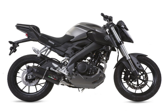 GPR Yamaha MT-125 Full Exhaust System "Furore Nero" (EU homologated) – Accessories in the 2WheelsHero Motorcycle Aftermarket Accessories and Parts Online Shop