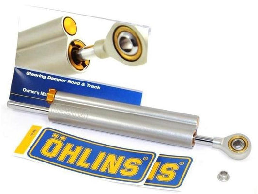 ÖHLINS SD002 Ducati Multistrada 950 (17/18) Steering Damper (90 mm; silver) – Accessories in the Motoraider Motorcycle Aftermarket Accessories and Parts Online Shop