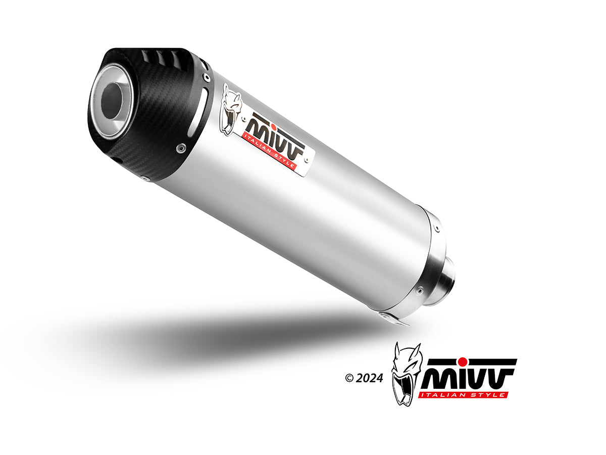 MIVV B.023 BMW F 800 S / ST (06/12) Slip-on Exhaust "Oval" (titanium + carbon cap; approved) – Accessories in the 2WheelsHero Motorcycle Aftermarket Accessories and Parts Online Shop