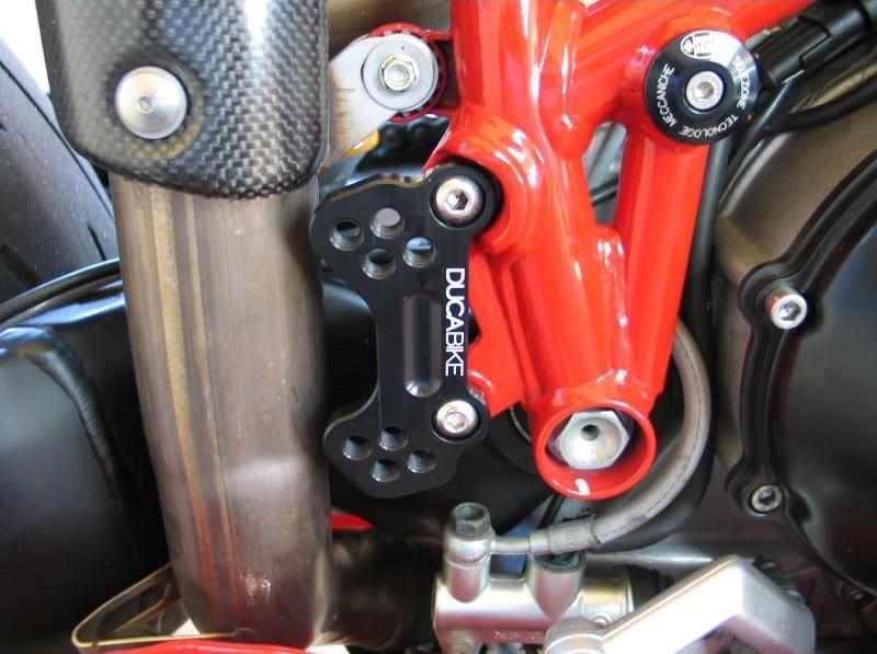 PAP02 - DUCABIKE Ducati Superbike 749/999 Adjustable Rearset Supports – Accessories in the Motoraider Motorcycle Aftermarket Accessories and Parts Online Shop
