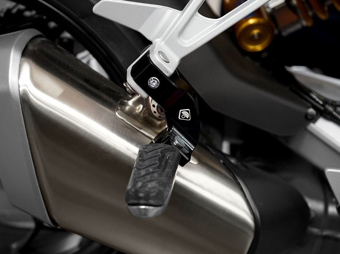PAP04 - DBK Moto Guzzi V100 Mandello (2022+) Passenger Footpeg Kit – Accessories in the Motoraider Motorcycle Aftermarket Accessories and Parts Online Shop
