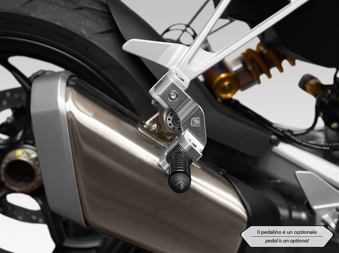 PAP04 - DBK Moto Guzzi V100 Mandello (2022+) Passenger Footpeg Kit – Accessories in the Motoraider Motorcycle Aftermarket Accessories and Parts Online Shop