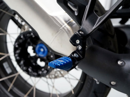 PAP05 - DBK BMW R1300GS (2024+) Passenger Footpeg Kit – Accessories in the Motoraider Motorcycle Aftermarket Accessories and Parts Online Shop