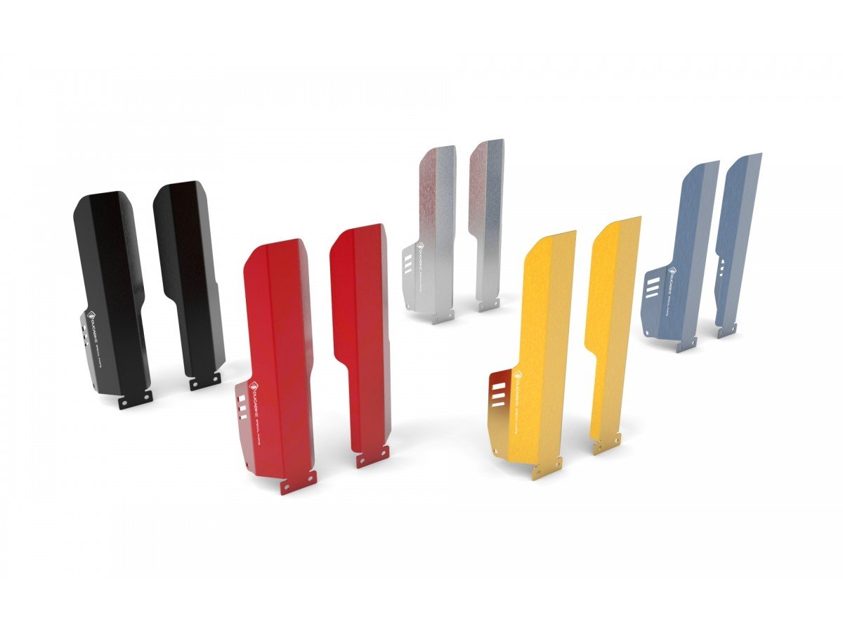 PAR01 - DUCABIKE Ducati Scrambler Desert Sled Fork Protection – Accessories in the Motoraider Motorcycle Aftermarket Accessories and Parts Online Shop