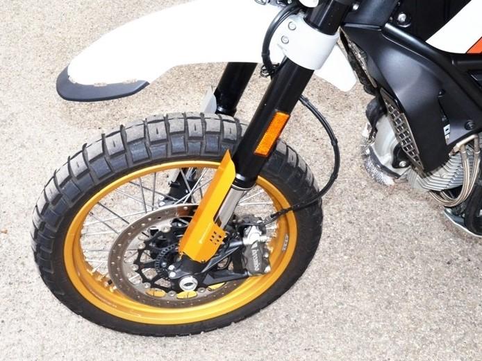 PAR01 - DUCABIKE Ducati Scrambler Desert Sled Fork Protection – Accessories in the Motoraider Motorcycle Aftermarket Accessories and Parts Online Shop