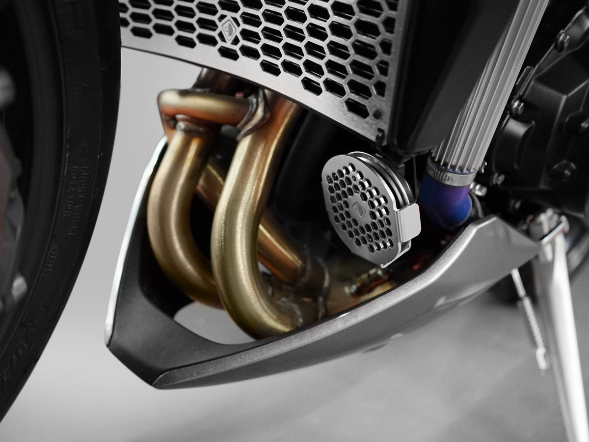 PCS02 - DBK Triumph Bonneville / Daytona / Scrambler / Speed Triple / Street Triple / Thruxton  (2016+) Horn Protection – Accessories in the Motoraider Motorcycle Aftermarket Accessories and Parts Online Shop