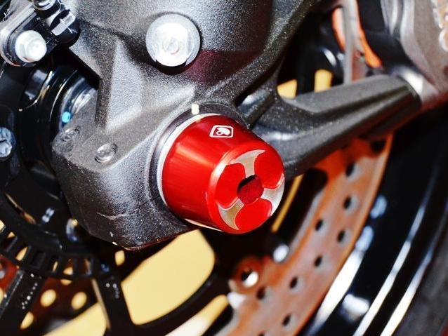 PFAL01 - DUCABIKE Ducati Front Wheel Protection Sliders – Accessories in the Motoraider Motorcycle Aftermarket Accessories and Parts Online Shop