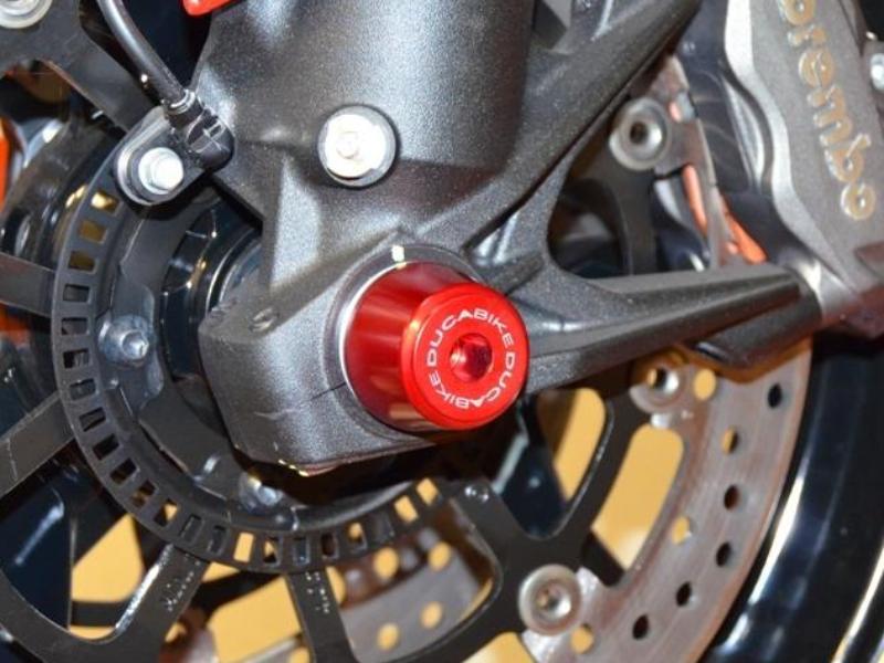 PFAN01 - DUCABIKE Ducati Front Wheel Protection Sliders – Accessories in the Motoraider Motorcycle Aftermarket Accessories and Parts Online Shop